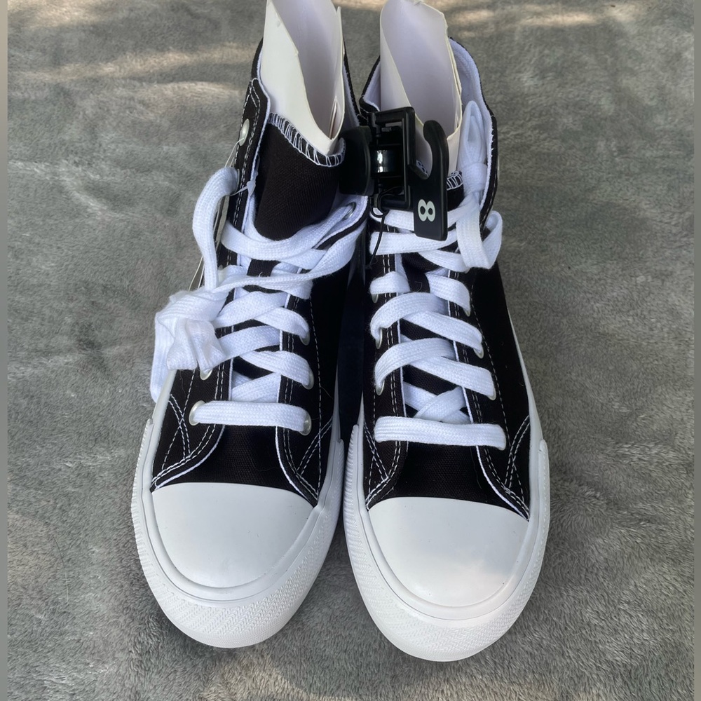 NWT No Boundaries Women’s Platform Hi-Top Sneakers with Memory Foam - Picture 3 of 5